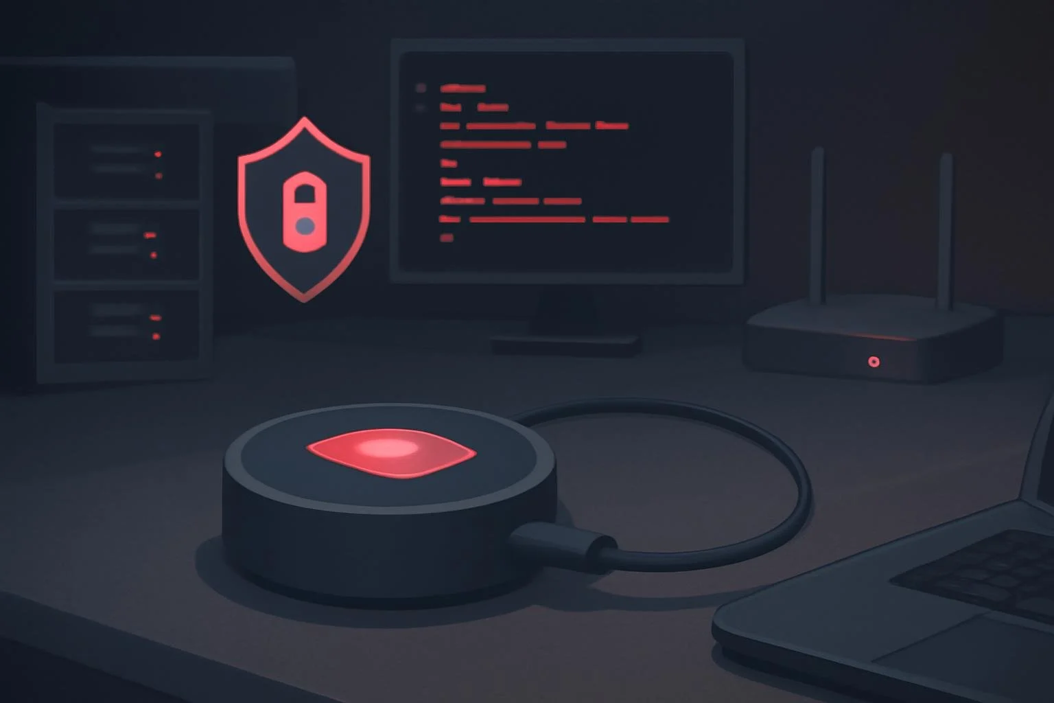 GL.iNet Comet Q: un KVM remoto USB-C que integra Tailscale y pantalla táctil